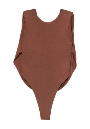 AXEL 113 Venillia sleeveless bodysuit - Brown