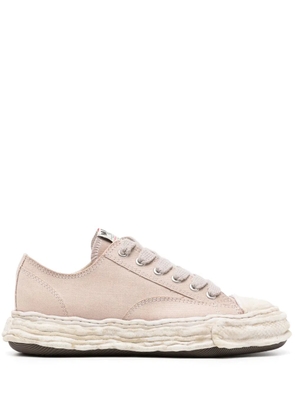 Maison MIHARA YASUHIRO Peterson23 canvas lace-up sneakers - Neutrals