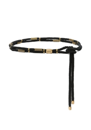 ISABEL MARANT Sayka beaded belt - Black