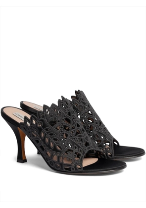 Alberta Ferretti cut-out sandals - Black