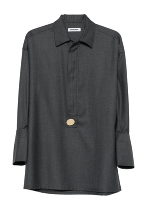 DARKPARK button-detail wool blouse - Grey