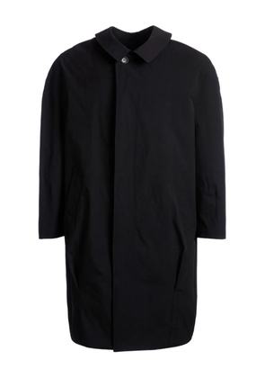 Bally pleated shirt-collar coat - Black