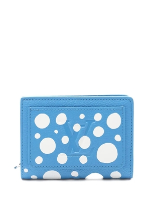 Louis Vuitton Pre-Owned x Yayoi Kusama monogram-Empreinte bi-fold wallet - Blue