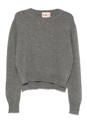 Plan C crewneck top - Grey