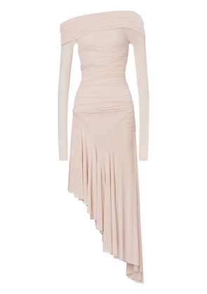 Philosophy Di Lorenzo Serafini draped asymmetric midi dress - Pink