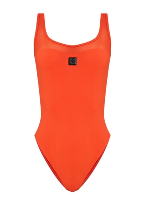 Tory Burch logo swimsuit - Red