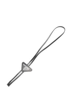 Prada Pre-Owned 2020s Bolo leather tie - Black