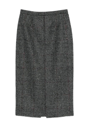 Nº21 checked skirt - Grey