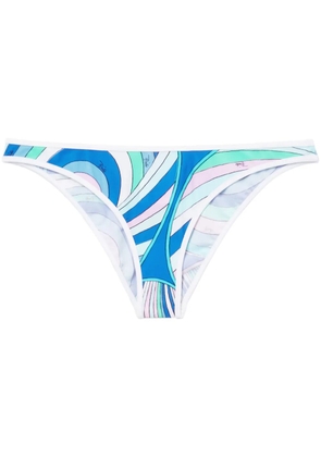PUCCI Iride-print bikini bottoms - Blue