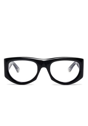 Gucci Eyewear geometric-frame glasses - Black