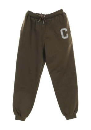 Celine Pre-Owned 2010s logo-print cotton track pants - Green