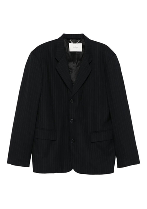 Second/Layer pinstripe three-button blazer - Grey