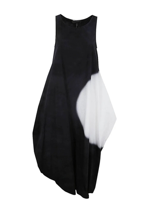 Maria Calderara panelled dress - Black