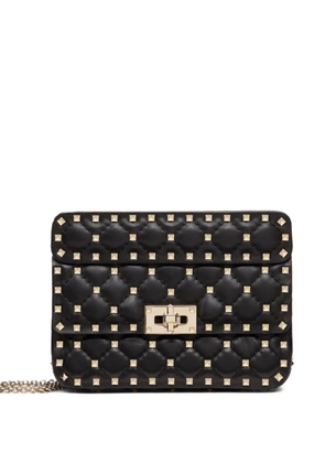 Valentino Garavani Rockstud-spike leather tote bag - Black