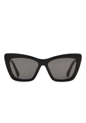 Tod's logo-plaque sunglasses - Black