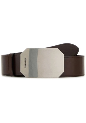 Miu Miu leather belt - Brown