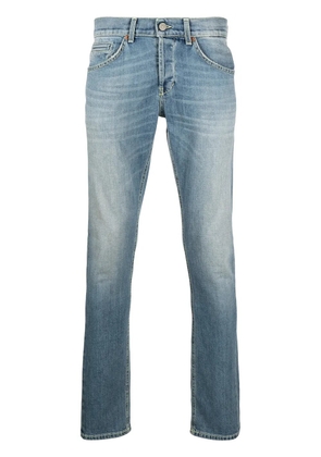 DONDUP stonewashed straight-leg jeans - Blue