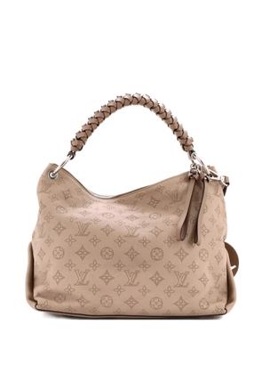 Louis Vuitton Pre-Owned Braided Handle Beaubourg Mahina Leather MM hobo bag - Neutrals
