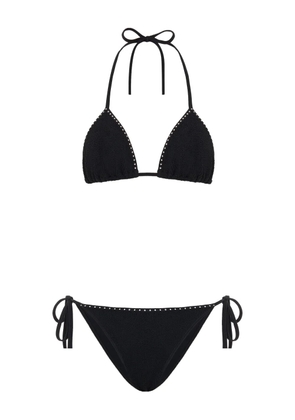 Hunza G Gina smocked bikini set - Black