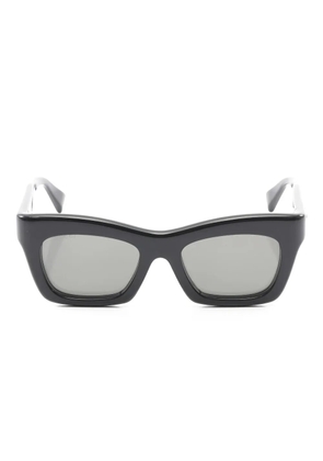 Gucci Pre-Owned 2000s logo-lettering sunglasses - Black