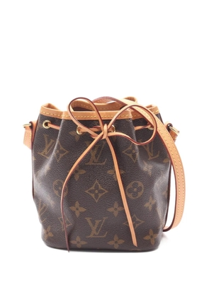 Louis Vuitton Pre-Owned 2017 Nano Noe bucket bag - Brown