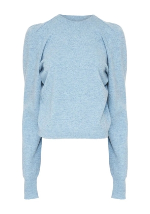 Maison Margiela puff-sleeve wool jumper - Blue