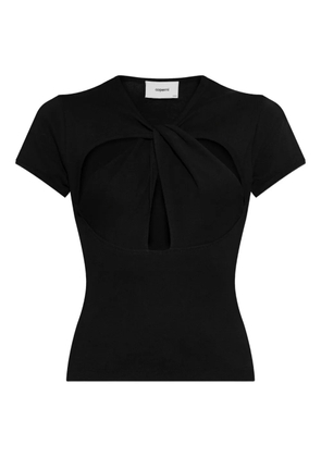 Coperni cut-out top - Black