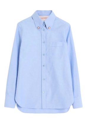 Valentino Garavani jewel-button shirt - Blue