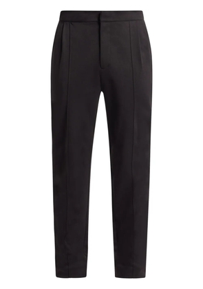 Michael Kors pressed-crease tapered trousers - Black