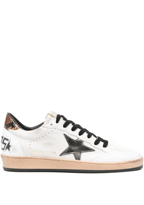 Golden Goose Ball Star snake-detail sneakers - White
