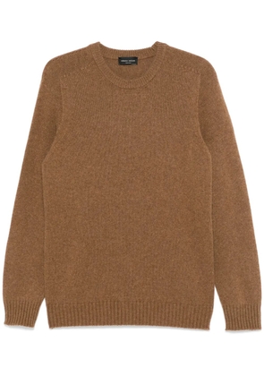 Roberto Collina crew-neck jumper - Brown