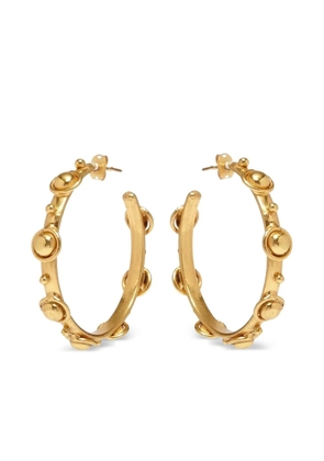 Sylvia Toledano beaded hoop earrings - Gold