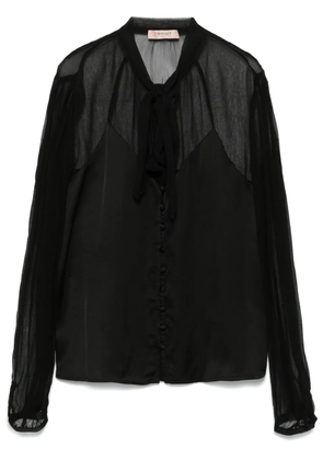 TWINSET satin blouse - Black