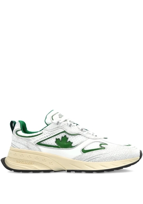 DSQUARED2 leaf-details sneakers - White