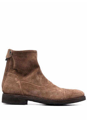Alberto Fasciani suede ankle boots - Brown