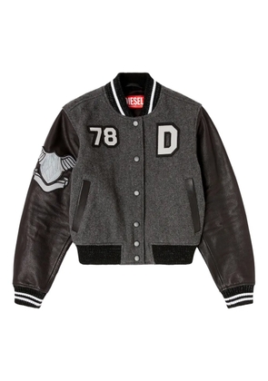 Diesel L-Real-Cp phoenix-embroidered jacket - Grey