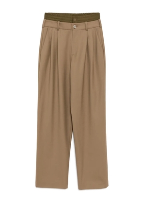 Monse panel detailing trousers - Brown