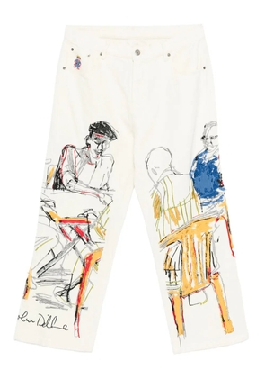 KidSuper graphic-print jeans - White