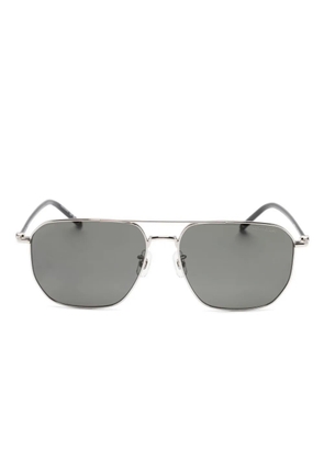 Montblanc pilot-frame sunglasses - Black