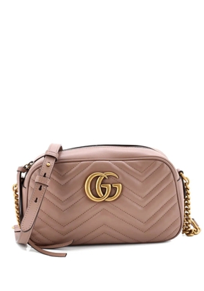 Gucci Pre-Owned GG Marmont Shoulder Bag Diagonal Quilted Leather Small crossbody bag - Neutrals