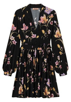 TWINSET floral-print mini dress - Black