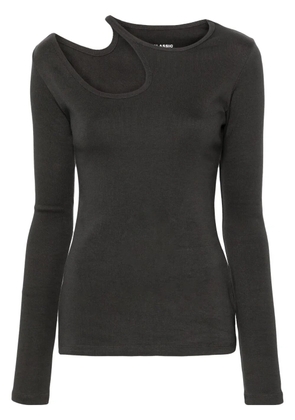 Low Classic cut-out detail top - Grey