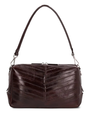 FENDI medium Lui chevron tote bag - Brown