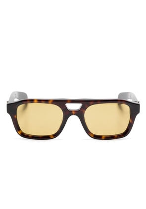 Alexander McQueen Eyewear T-Bar sunglasses - Brown