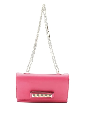 Valentino Garavani Pre-Owned Rockstud-embellished clutch bag - Pink