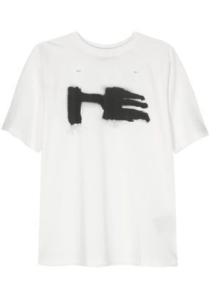 HELIOT EMIL Xylem cotton T-shirt - White