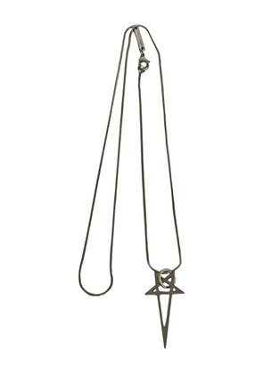 Rick Owens pentagram-pendant necklace - Silver