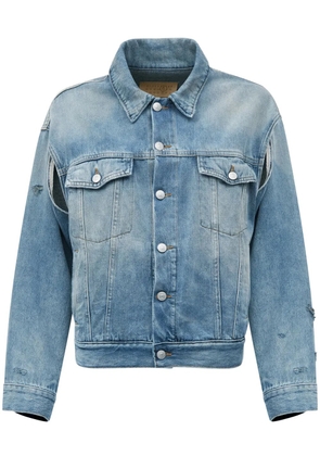 MM6 Maison Margiela single-stitch denim jacket - Blue