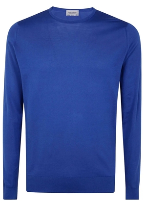 John Smedley long sleeve t-shirt - Blue