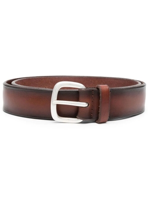 Orciani distressed-effect buckle belt - Brown